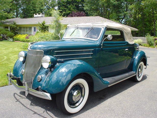 1936 Ford convertible with rumble seat #5